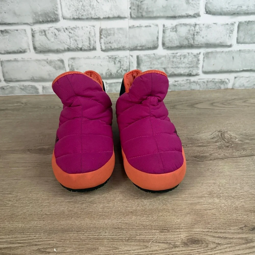 The North Face ThermoBall Traction Bootie Purple Orange Kids Size 1